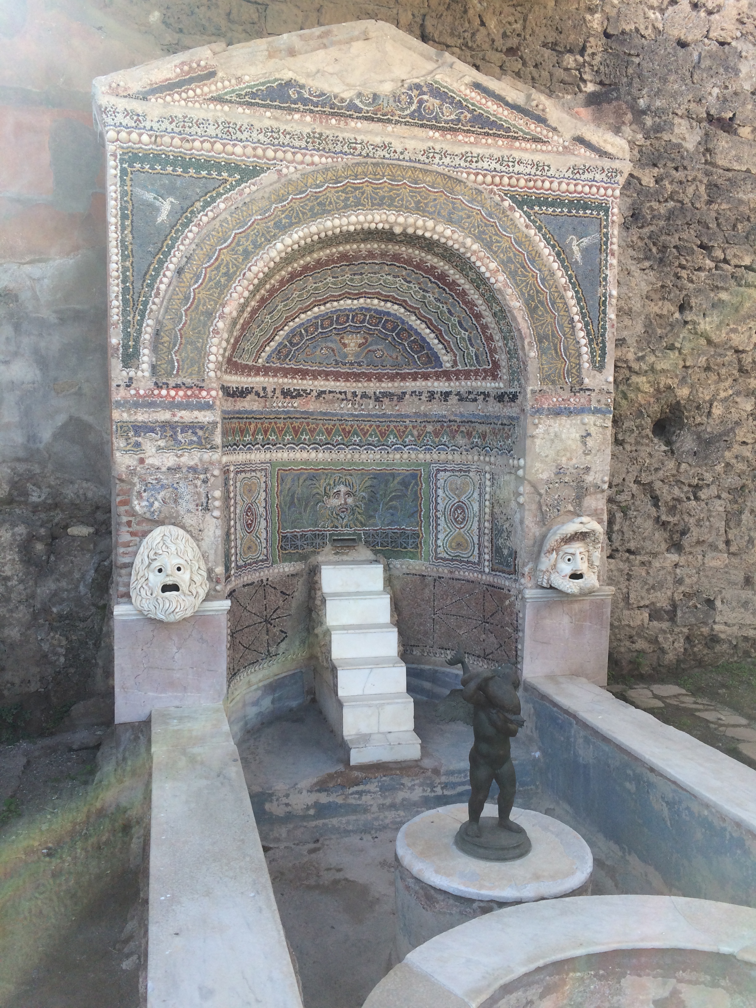 An in-depth Amalfi Coast and Naples travel guide by a Hopeful Home. Pompeii ruins.