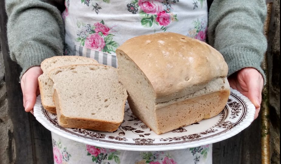 Homemade white bread. 5 Straightforward Recipes to Bake by a Hopeful Home.