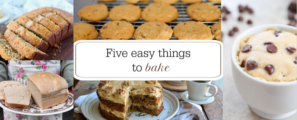 Featured image. 5 Straightforward Recipes to Bake by a Hopeful Home.