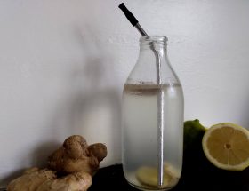 Featured image the benefits of drinking lemon water in the morning by a Hopeful Home.