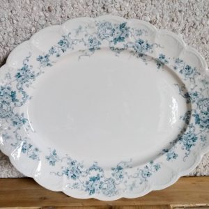 Featured image blue white ceramic meat platter by a Hopeful Home Webshop.