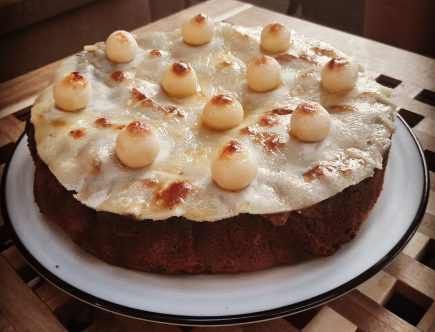 Finished Easter Simnel Cake. Guest Blog Post by Esther Munday at a Hopeful Home.